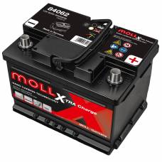 Аккумулятор автомобильный MOLL X-TRA Charge 62 Ач 600 А обратная пол.